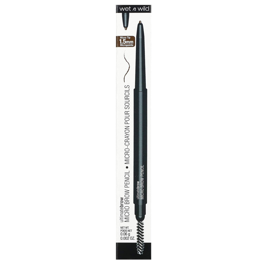 wet n wild, Ultimate Brow, карандаш для бровей, мягкий коричневый, 0,06 г (0,002 унции)