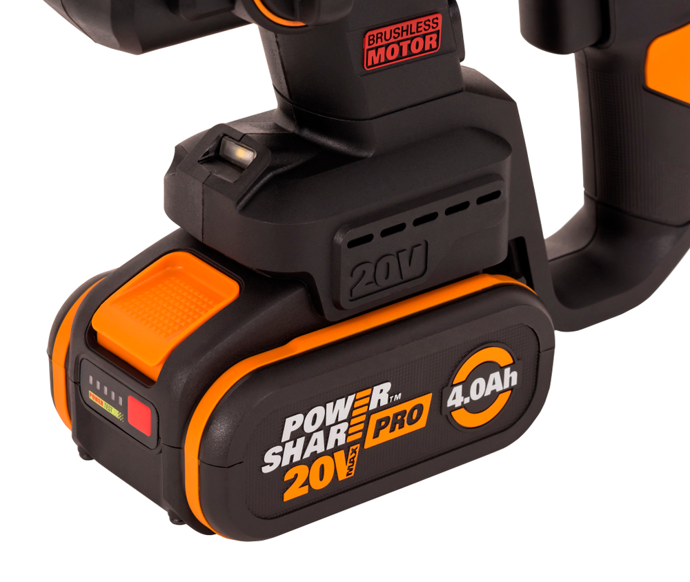 Перфоратор аккумуляторный бесщеточный WORX WX381