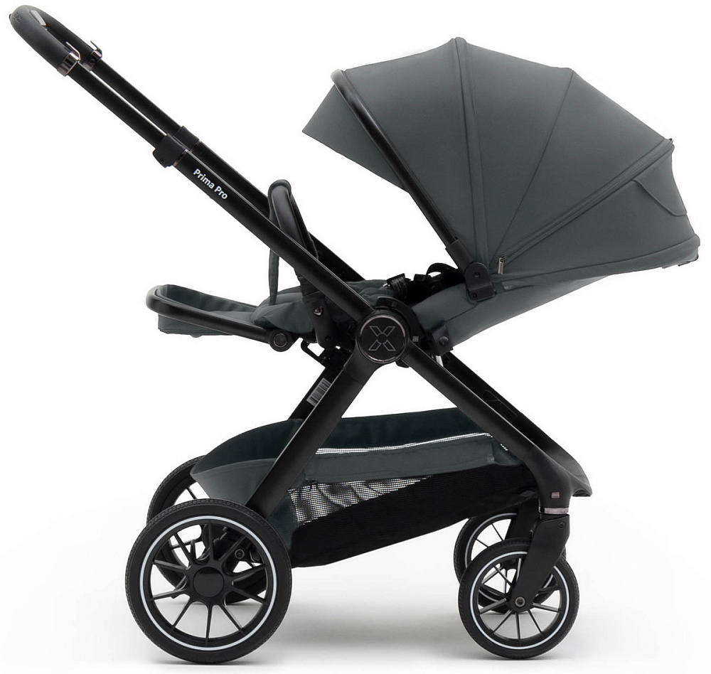 Коляска Agex Prima Pro 3 в 1 с автокреслом i-Team ATG080 Grey APP633 Grey (Серый)