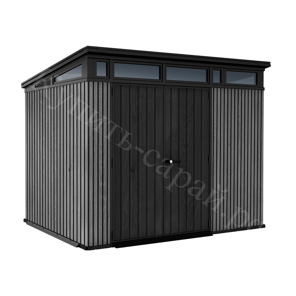 Садовый сарай Keter Signature Vertical Pent 9x7 grey