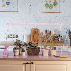 UFP-G20S H50 WHITE Подставка металлическая для светильника ULI-P. высота 500 мм. Белая. TM Uniel