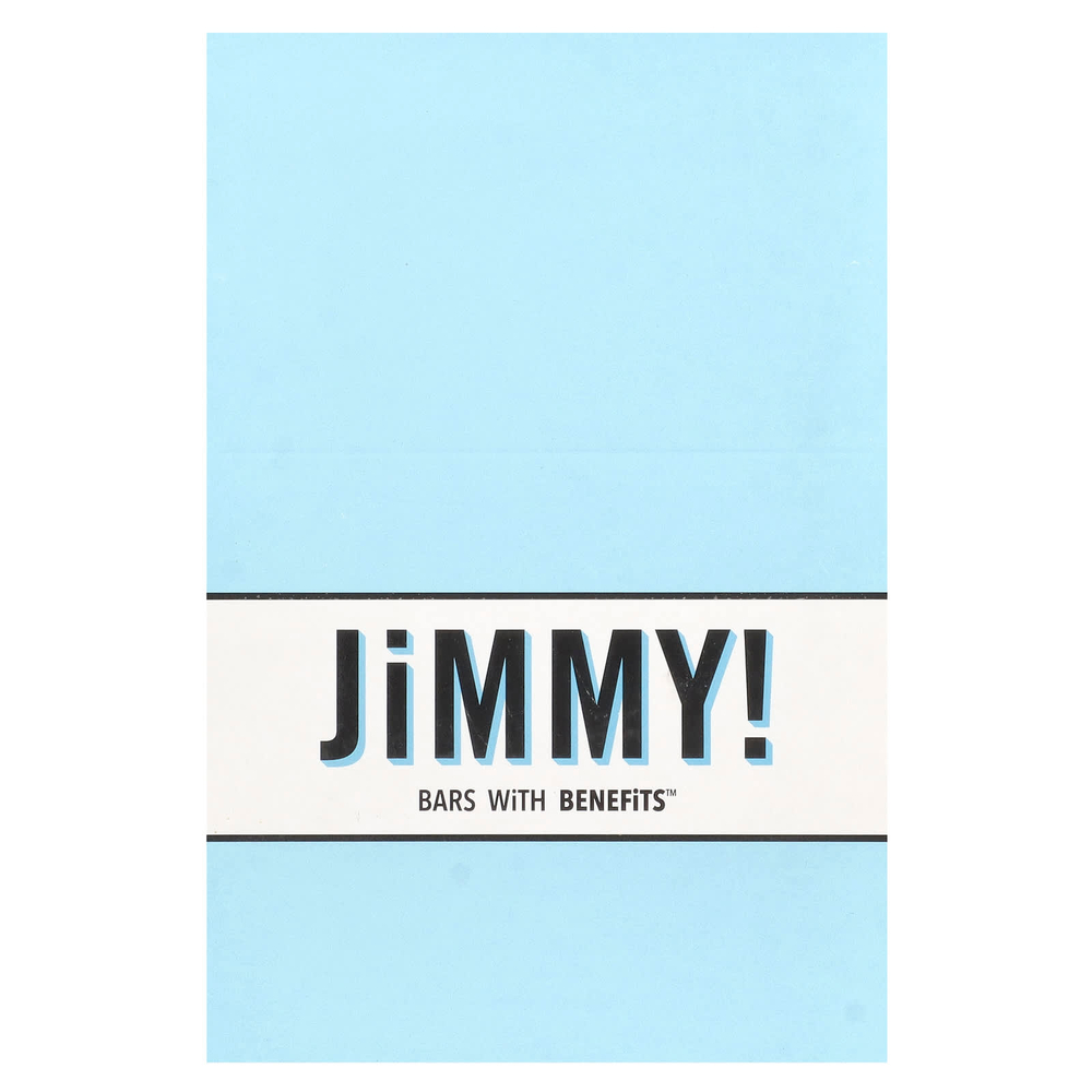 JiMMY!, Bars With Benefits™, протеиновый батончик, мятное печенье и крем, 12 батончиков по 58 г (2,05 унции)