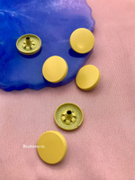 Шляпка под установочные кнопки желтая