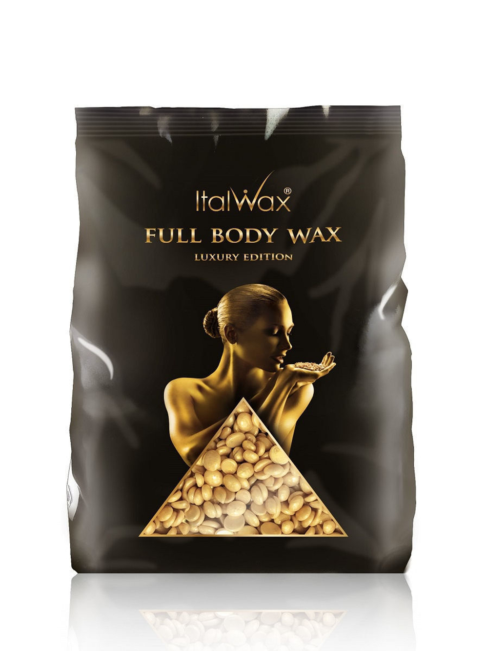 Воск горячий пленочный в гранулах золото, ItalWax/White Line, 1000 гр