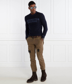 Хлопковый свитер Aeronautica Militare - темно-синий(MA1463L417)