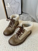 Утепленные кожаные ботинки Bonpoint, 29