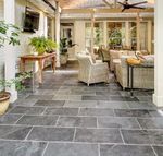 Плитка-сланец черный, натуральный скол Pharaon 300x600x10