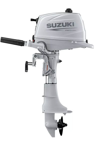 4х-тактный лодочный мотор SUZUKI DF6AS. белый