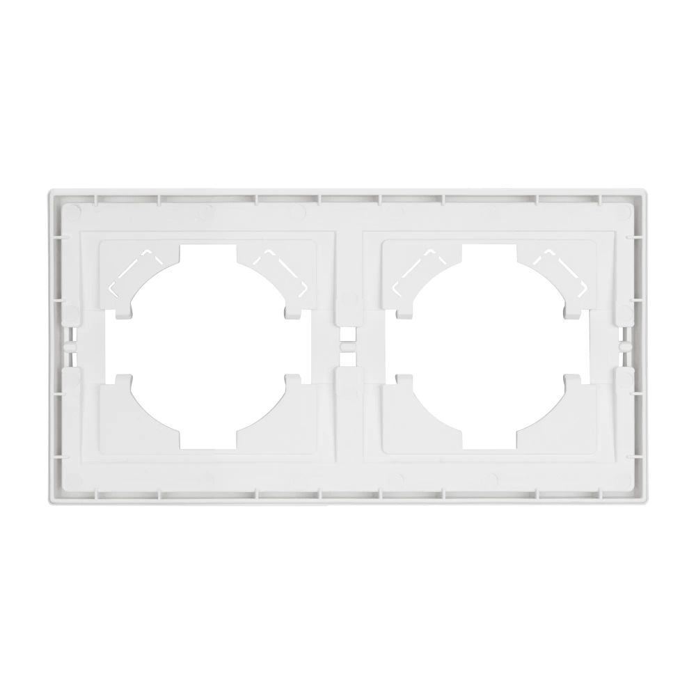 Рамка пластиковая FRM-TENDO-PL-2-WH (Arlight, Белый) 053839