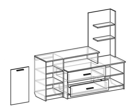 Гостиная СИЭТЛ левая