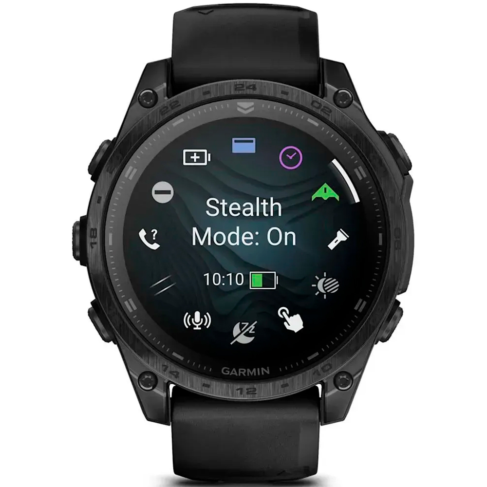 Часы -навигато Garmin Tactix 8 Standard, AMOLED 47mm Ballistics, Solar, черный, 010-03405-01