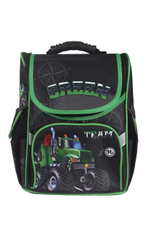 Рюкзак школьн.33*29*16см, ортоп, спинка, машина, 1отделение, 3 кармана,