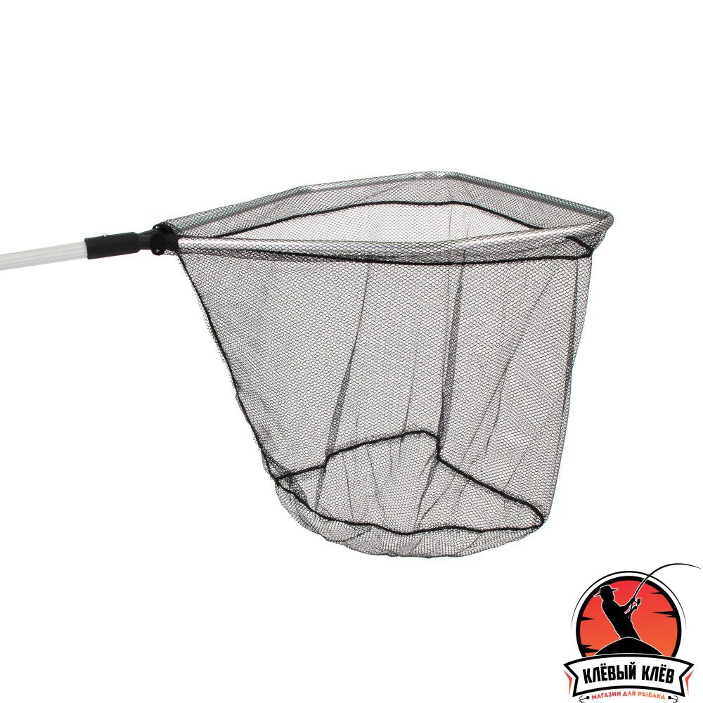 Подсачек складной телескопич. Namazu L- 180 см, квадратный обод 60х55 см, капрон/25/