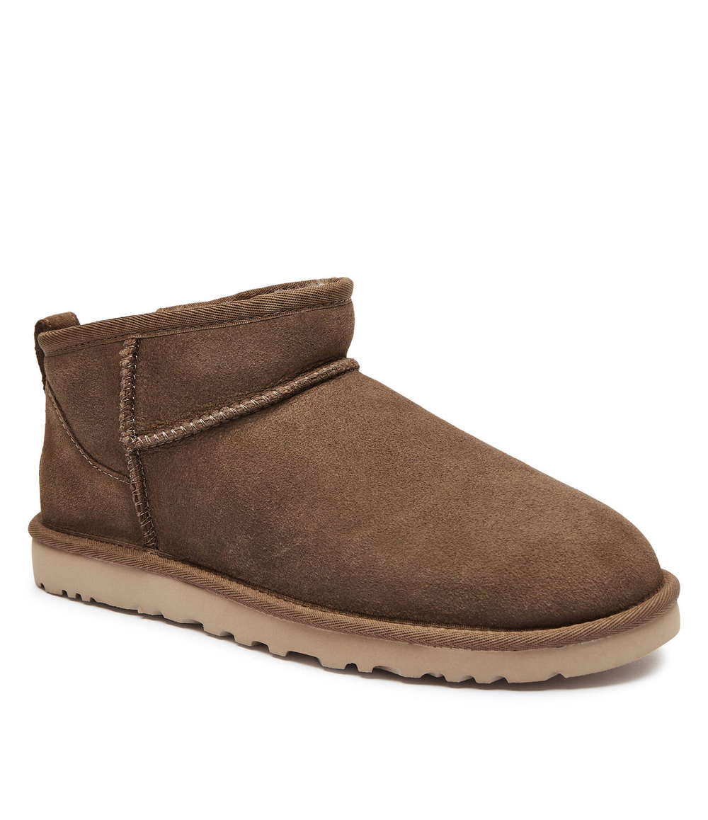 Кожаные угги m classic ultra mini UGG - коричневый(1137391)