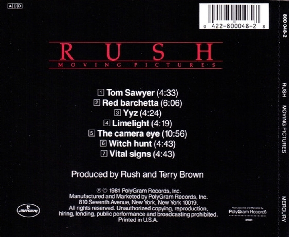 Rush / Moving Pictures (CD)