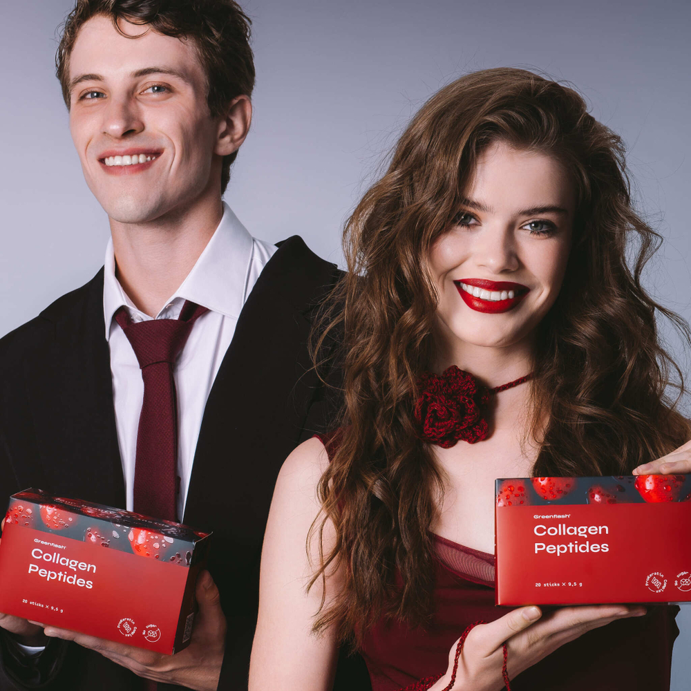 Greenflash Collagen Peptides Коллаген пептидный, 20стиков, вкус вишневый
