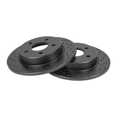 Диск тормозной GANZ задний перфорированный PRO-Line с покрытием (комплект - 2 шт) FORD Focus 2 Арт.: GIJ06018S