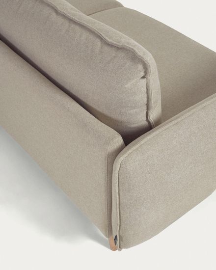 Carlota 3-местный диван бежевого цвета 210 см Испания La Forma