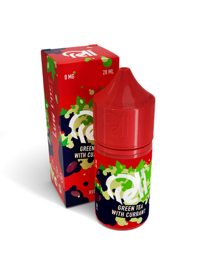 Жидкость (М) Rell Low Cost (28 мл, 0 мг) Green Tea With Currant