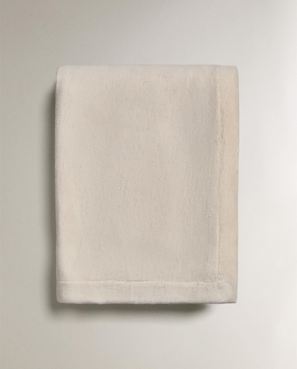 Zara Home плед из хлопка, экрю · 3117/004