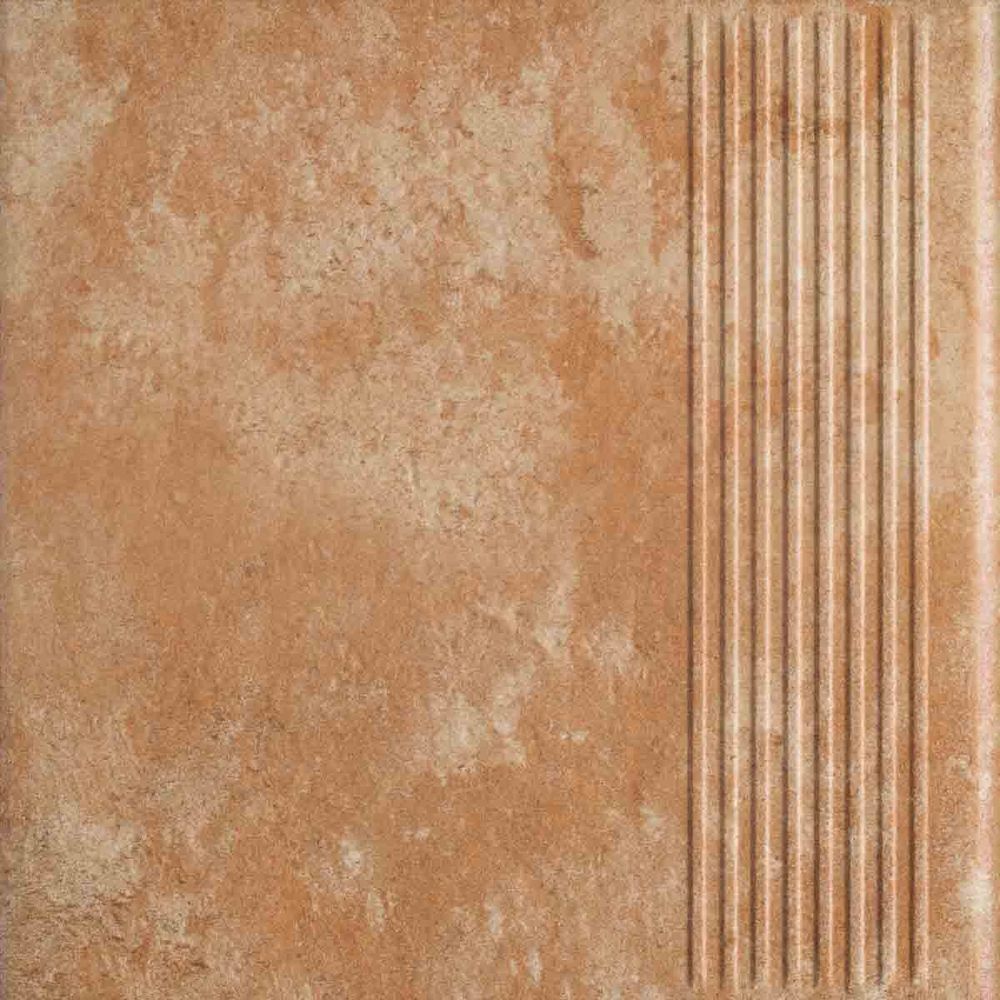 Paradyz Ilario Ochra - Ступень с насечками рядовая 300x300