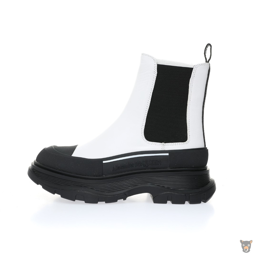 Ботинки Alexander McQueen "Chunky Tread Slick Mid Boots"