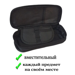 Пенал школьный Геншин импакт Ху Тао и Джун Ли
