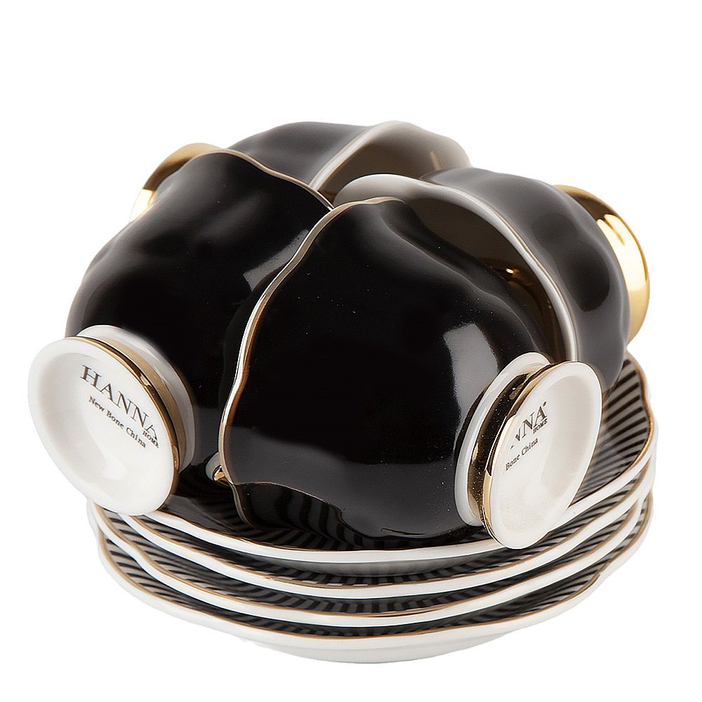 Набор кофейный 8пр. (4 персон) v=90мл (фарфор) (подарочная упаковка)