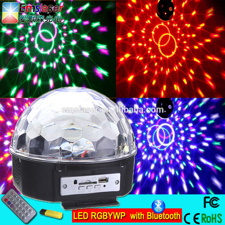 Светодиодный шар MP3 LED MAGIC BALL LIGHT 18,5 см (пульт ДУ+ USB носитель, SD, Bluetooth) рынок