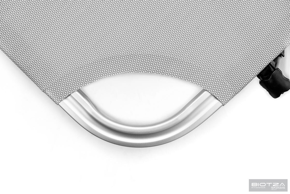 Шезлонг Biotza Dias алюминиевый, серый