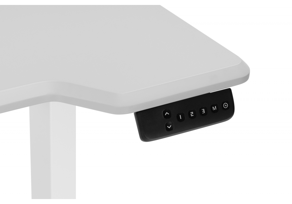 Компьютерный стол Woodville Маркос 140х80 тауп, белый, ножки белые