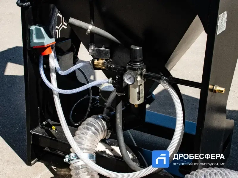 Пескоструйная камера PST КСО-80-И-ФВР-М с фронтальной загрузкой