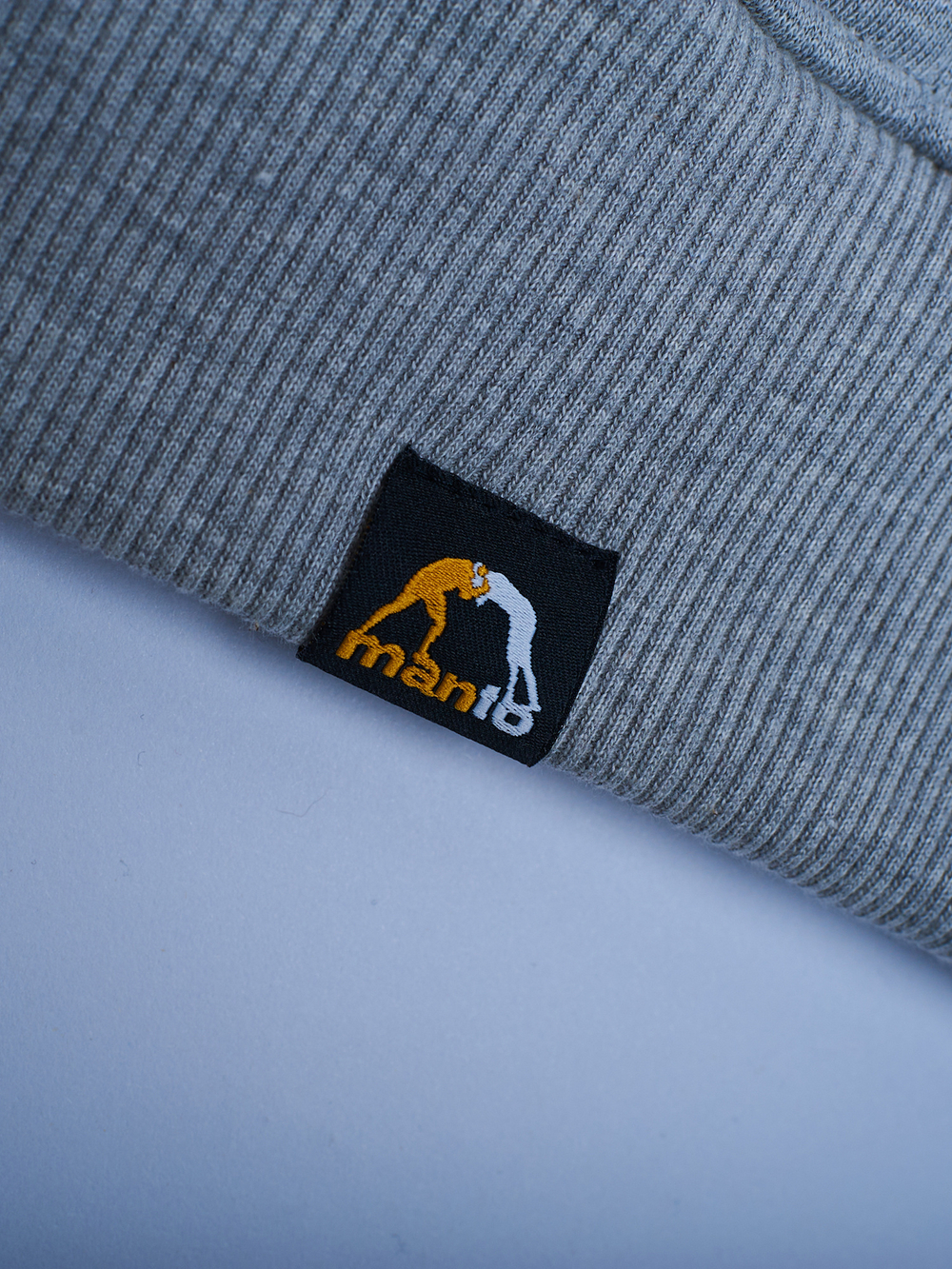 Худи MANTO LABEL OVERSIZE серая