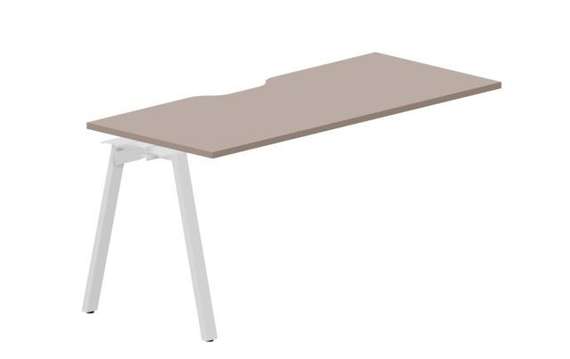 стол Arena 1580х680х750мм (с эргономичным вырезом) - приставной элемент