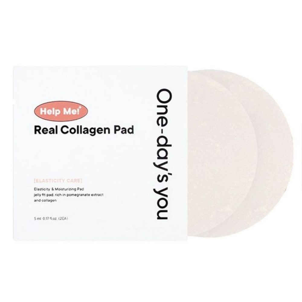 ONE DAY'S YOU Help Me Real Collagen Pad тонер-пэды с эффектом пилинга с коллагеном