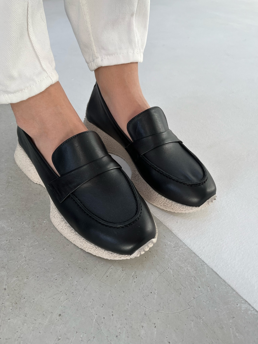 Мокасины из мягкой кожи