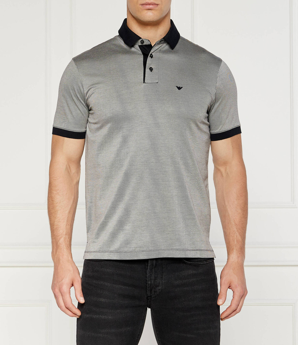 Поло Emporio Armani - черный(6D1F61 1JCUZ)