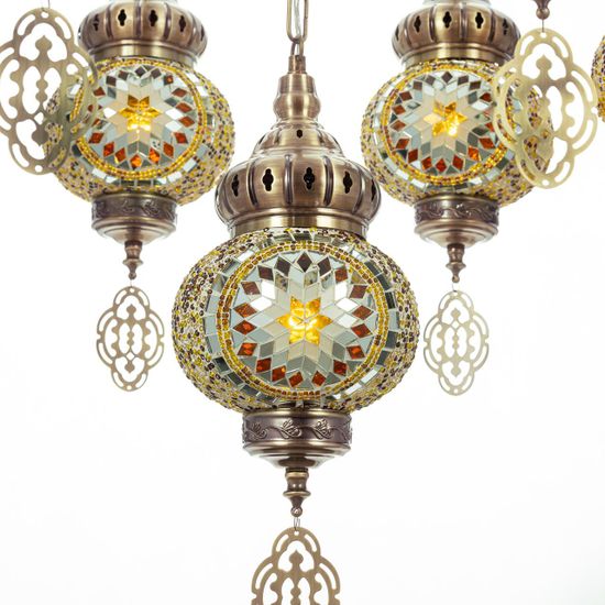 CL419185 Каир Мозаика Янтарь Люстра