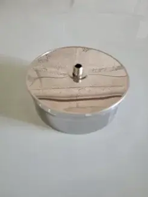 Заглушка с конденсатоотводом нерж.зерк.сталь (d-115, 0,5мм)