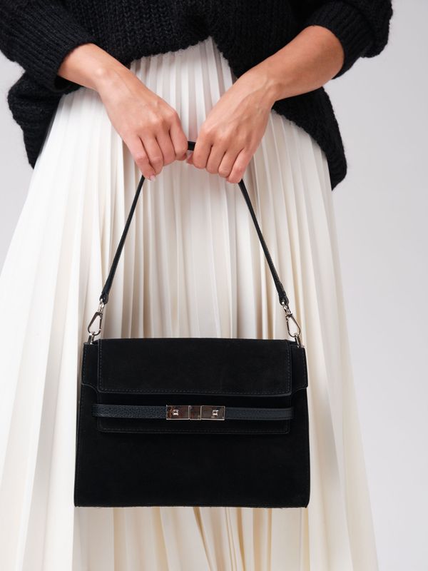 Замшевая сумка Rachel DBR 31361 черный