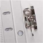 Папка-регистратор OfficeSpace, 50мм, бумвинил, с карманом на корешке, фисташковая