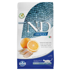 Farmina N&D Ocean корм для кошек с сельдью и апельсином (беззерновой) (Adult)