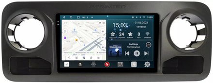 Магнитола для Mercedes-Benz Sprinter 2018+ - RedPower 368 Android 10, QLED+2K, ТОП процессор, 6Гб+128Гб, CarPlay, SIM-слот
