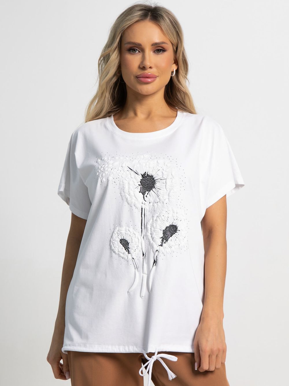 Блуза Фло (белая) Б15508-20М LT Collection