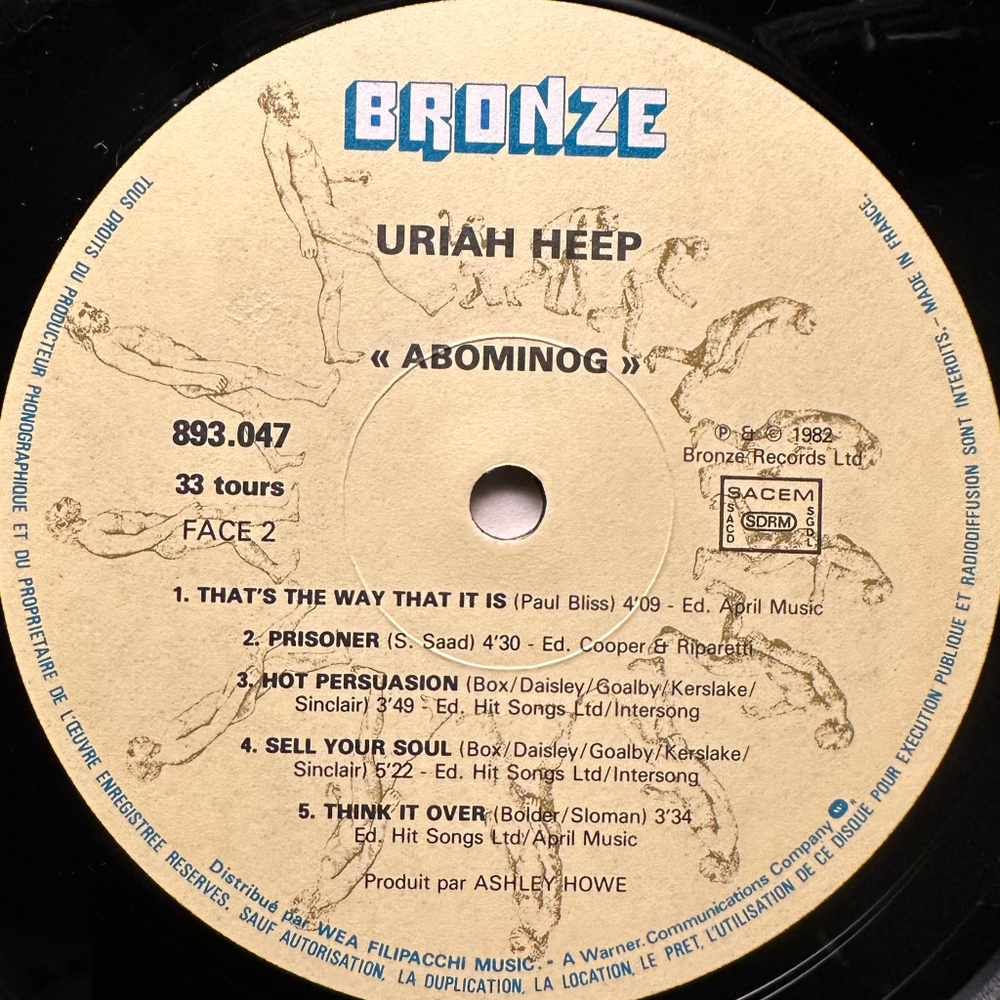 Uriah Heep - Abominog (Франция 1982г.)