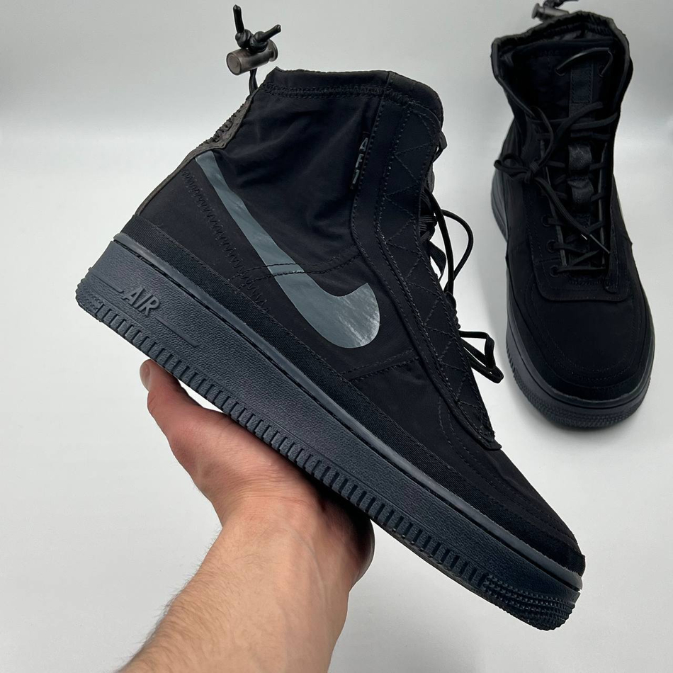 Кроссовки Nike AirForce 1 HighShell #N57 (черн.)