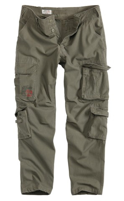 Штаны Surplus Airborne Vintage Slimmy (олива - olive)