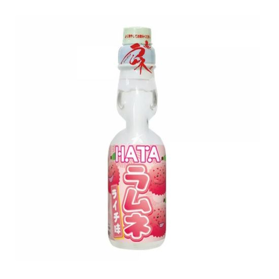 Газированный напиток Hatakosen Ramune Lychee со вкусом личи, 200 мл (Япония)