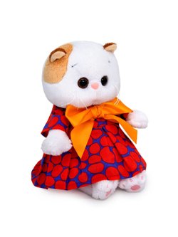 Мягкая игрушка Ли-Ли Baby в платье с оранжевым бантом 20 см