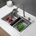 Кухонная мойка Abber Wasser Kreis AF2194SP сатин